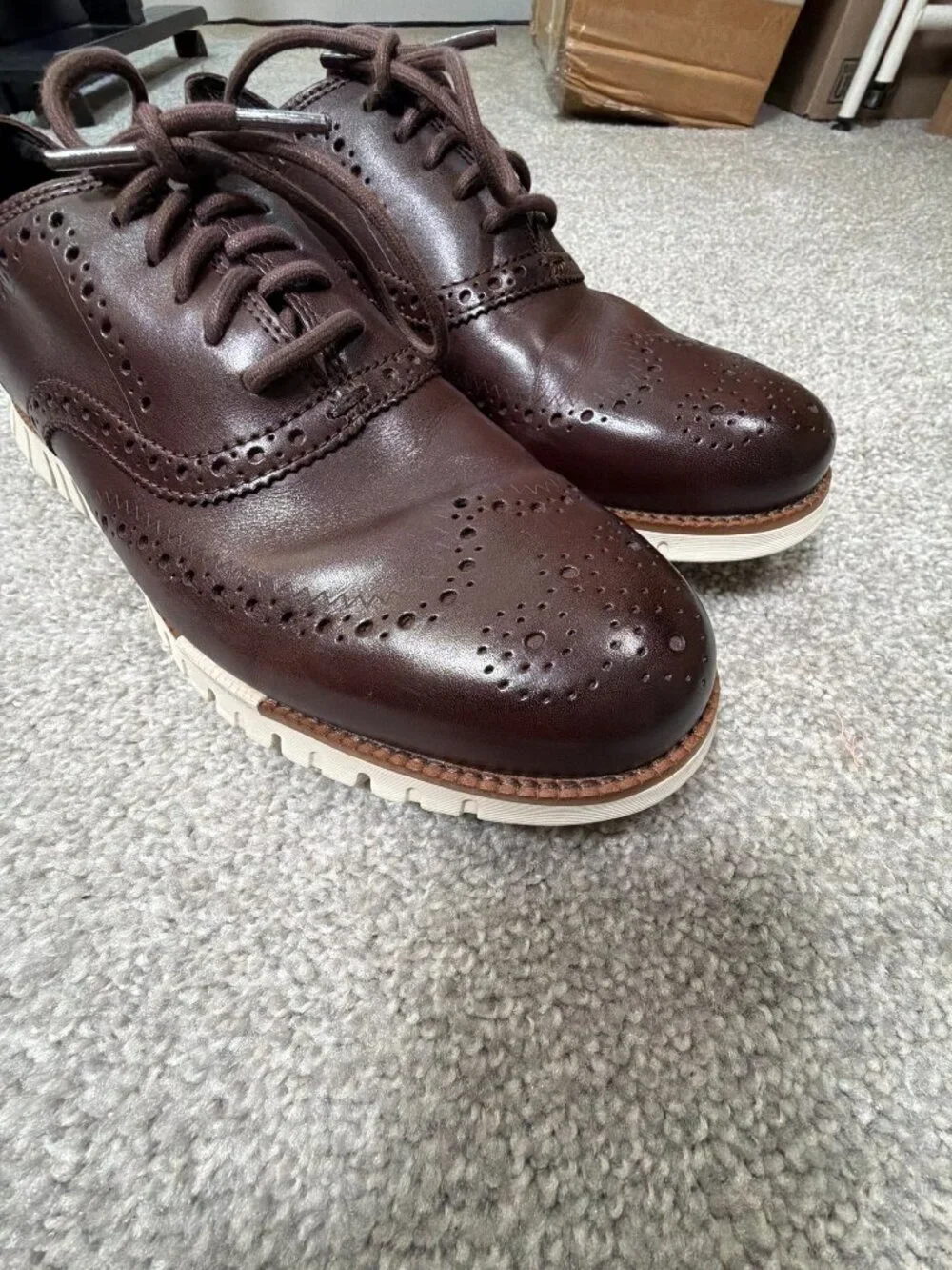 Cole Haan Men's ZERØGRAND Remastered Wingtip Oxford US9 EUC